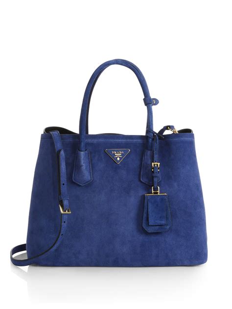 prada blue suede bag|vintage suede prada bag.